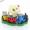 Schaf "Bähnli", mit Eisenbahn