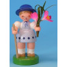 Blumenmädchen hellblau/blau