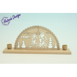 EBM Fahrradschwibbogen Lichterbogen  Maße 28 x 6 x 16 cm