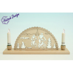 EBM Fahrradschwibbogen Lichterbogen  Maße 28 x 6 x 16 cm