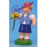 Blumenjunge blau/orange