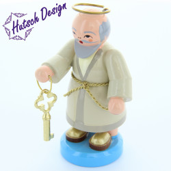 Petrus beige/blau passend zu den kleinen Engel mit blauen Flügeln