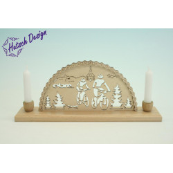 EBM Fahrradschwibbogen Lichterbogen  Maße 28 x 6 x 16 cm
