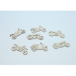 Motorräder Streudeko ca. 1,5x 4,5 cm