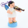 Engel stehend mit Violine, blaue Flügel