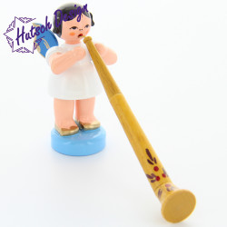 Engel stehend mit Alphorn,...
