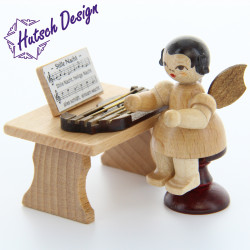 Engel stehend mit Zither,...