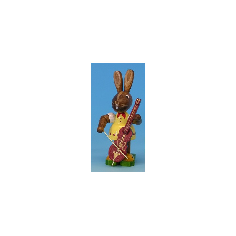 Osterhasenmädchen mit Cello
