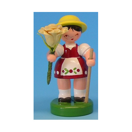 Blumenmädchen rot/gelb