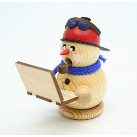 SM  Bloggi mit Laptop natur 8cm