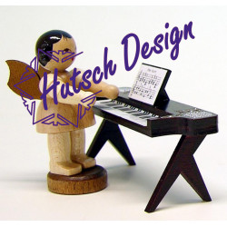 Engel stehend am Keyboard,...