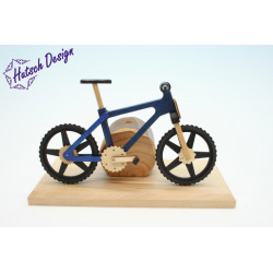 Raeucherfahrrad blau EBM  Edition  20 x9 x 14 cm