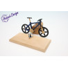 Raeucherfahrrad blau EBM  Edition  20 x9 x 14 cm