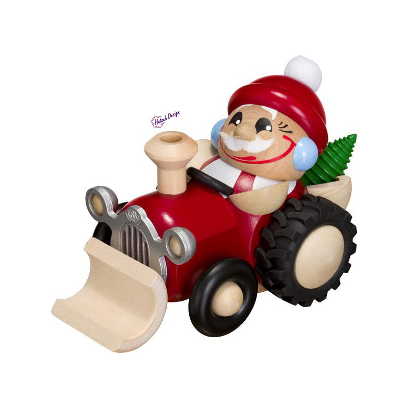 Nikolaus im Traktor 11cm