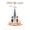 Miniatur Pyramide mit Kurrende schwarz