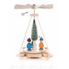 Miniatur Pyramide mit Laternenkindern