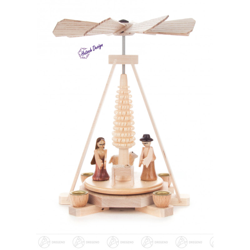 Miniatur Pyramide mit Christi Geburt