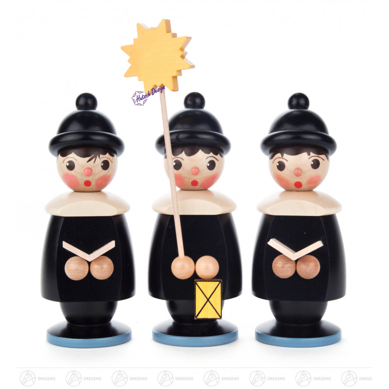 Kurrendefiguren schwarz (3) 14  5 cm