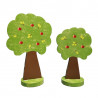 Laubbaum bunt klein 85 mm, Apfelbaum