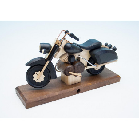 Raeuchermotorrad Chopper schwarz 27 x8 x 16cm