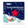 Pyramidenkerzen 17 mm rot (18)  16 Pck. im Karton