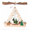 Tischpyramide Schneemann