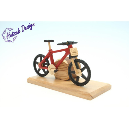 Raeucherfahrrad rot EBM  Edition 22 x9 x14 cm