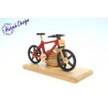 Raeucherfahrrad rot EBM  Edition 22 x9 x14 cm