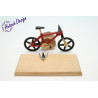 Raeucherfahrrad rot EBM  Edition 22 x9 x14 cm