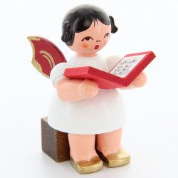 Engel sitzend mit Buch,...