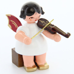 Engel sitzend mit Violine,...
