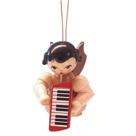 Schwebeengel mit Melodica, natur