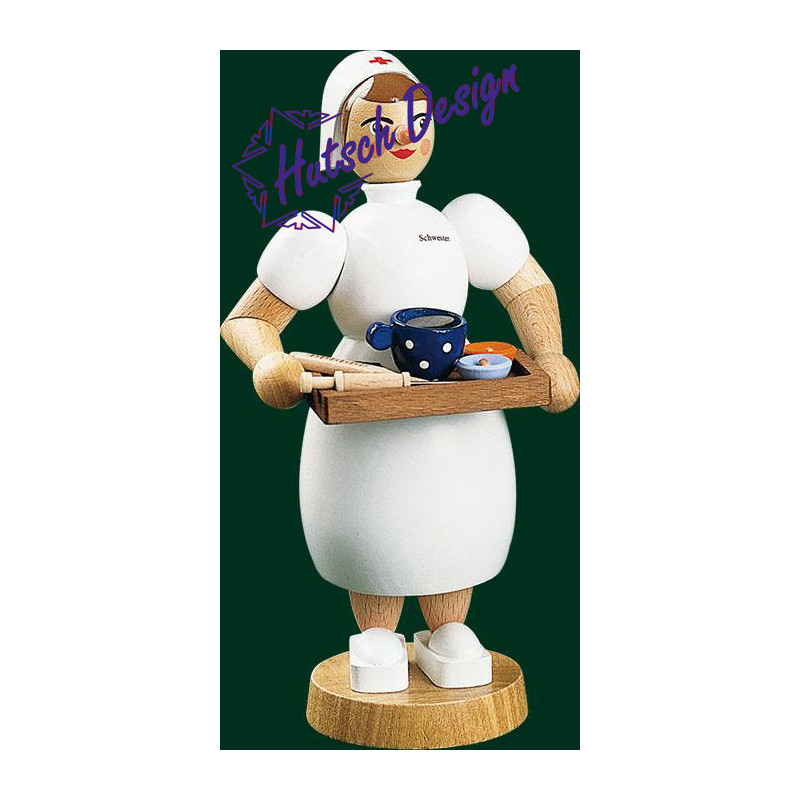 Räucherfrau Krankenschwester  17 cm
