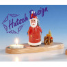 mit Weihnachtsmann  bunt 10cm