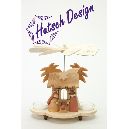 Pyramide Heilige Familie natur  19,5 cm
