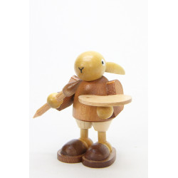Hase mit Farbpalette natur...