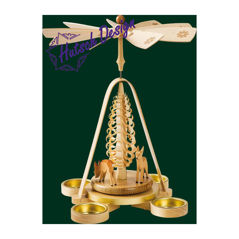 Pyramide Rehe für Teelichte  28 cm