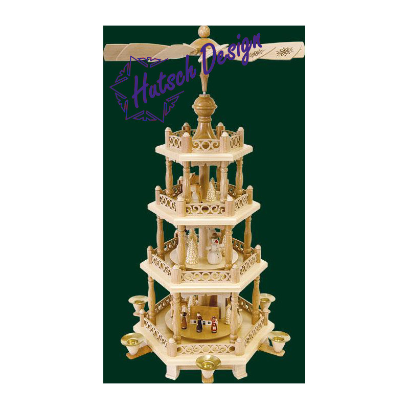 Pyramide 3-st. nat. Barockzaun, Kirchdorf  57 cm