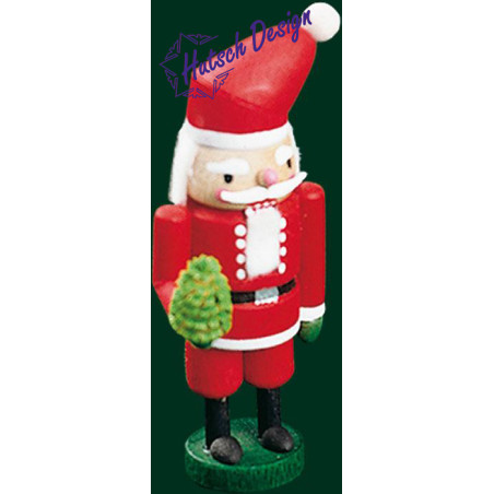 Mini-Nussknacker Weihnachtsmann  8 cm