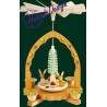 Pyramide Hasen  19 cm