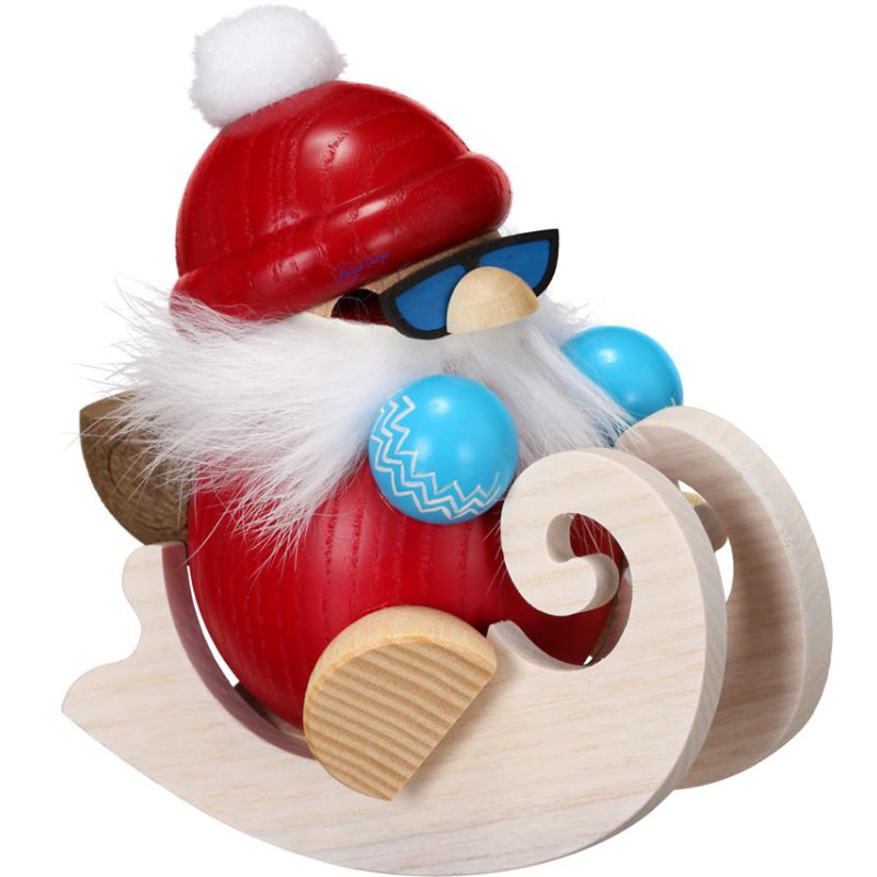 Nikolaus faehrt Schlitten 12cm