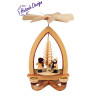 Pyramide mit Lampionkinder (mittel-5,5 cm) 28cm