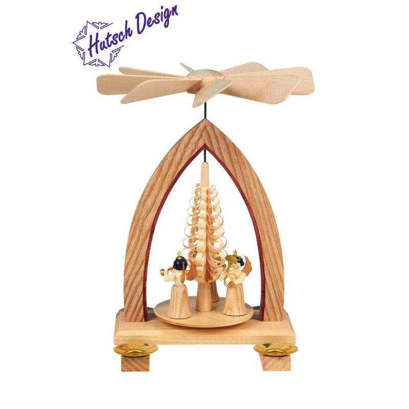 Pyramide mit Langrockengel mit Falten 26cm