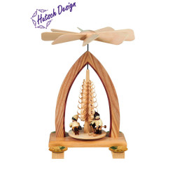 Pyramide mit Winterkinder 26cm