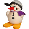 Cool-Man mit Ski & Pfanne