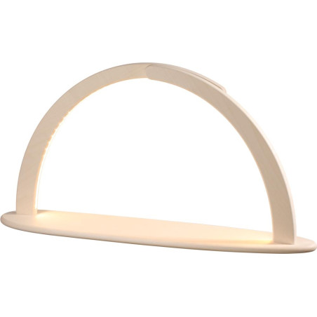 Bogen XXL natur, LED-beleuchtet, ohne Bestückung 37cm