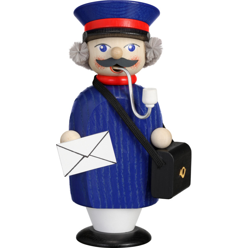 Räucherfigur Briefträger 14cm