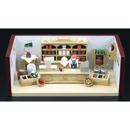 Miniaturstübchen Tante-Emma-Laden 11cm x 6cm x 4cm