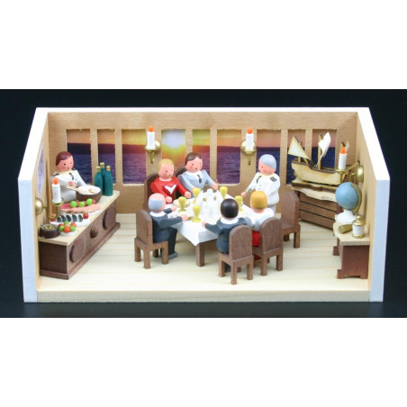 Miniaturstübchen Captain's Dinner 11cm x 6cm x 4cm