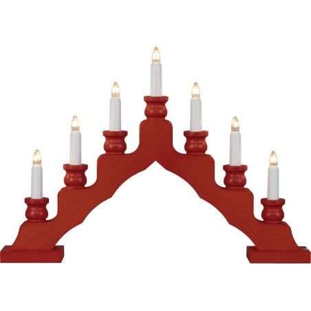 LED Trendiger Schwede rot 47,5 x 33,0 x 6,0 cm